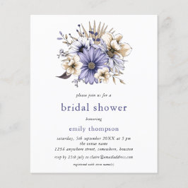 Chá de panela Lilac Florals Roxo de Orçamento Conv