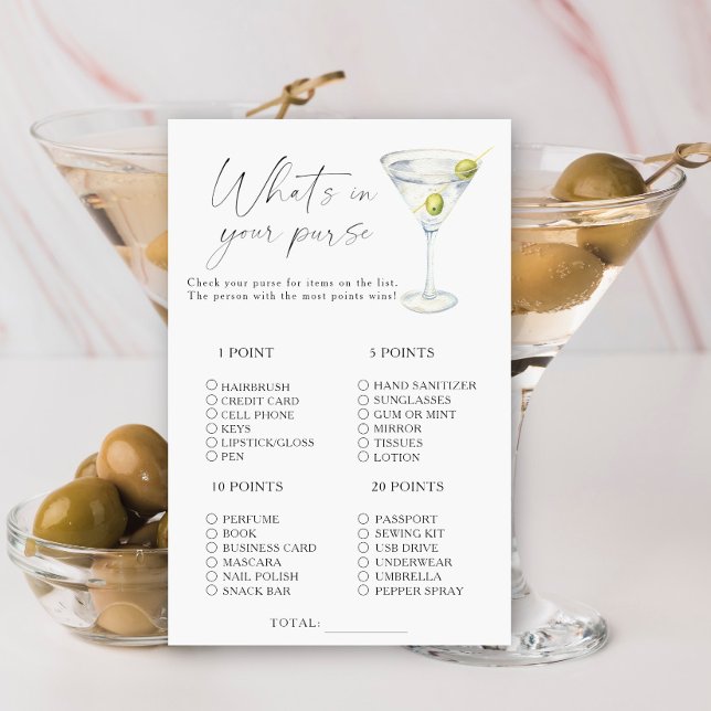 Chá de panela Martini O que há em seu jogo de bols (Criador carregado)