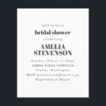 Chá de panela Minimalista Branco de Orçamento<br><div class="desc">Chá de panela Minimalista Branco de Orçamento</div>