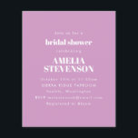 Chá de panela Mínimo Roxo do Orçamento<br><div class="desc">Chá de panela minimalista de orçamento em roxo</div>