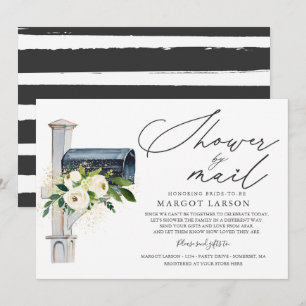 Chá de panela por Email Convite Verde & Dourado