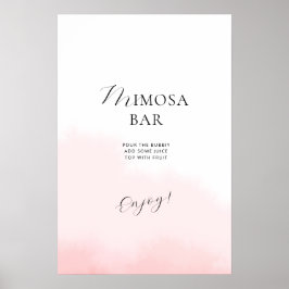 Chá de panela poster num estilo elegante.