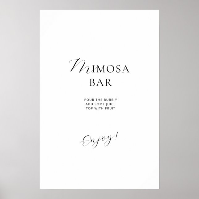 Chá de panela poster num estilo elegante. (Frente)