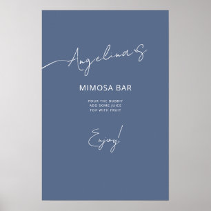 Chá de panela poster num estilo elegante.