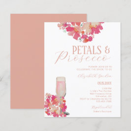Chá de panela Prosecco e Petais Florais