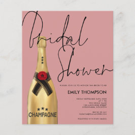 Chá de panela Rosa de Frasco de Champanhe de Orçam