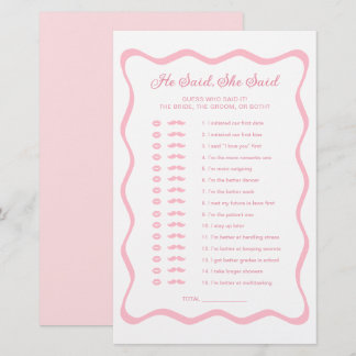 Chá de panela Rosa Onda Ele Disse Que Ela Disse Jo