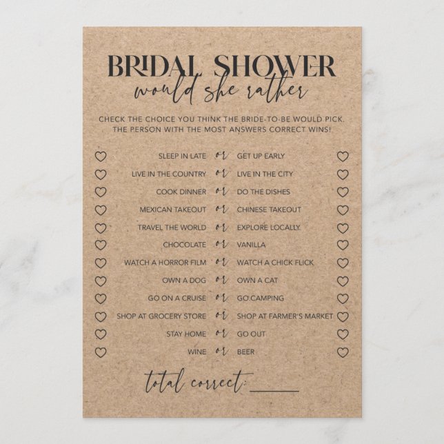 Chá de panela Russo Chic Ela Iria Preferencialment (Frente)