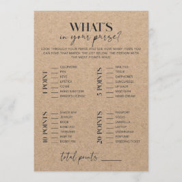 Chá de panela Rustic Kraft O Que Há Na Sua Bolsa