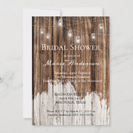 Chá de panela Rustic Wood and Lanterna