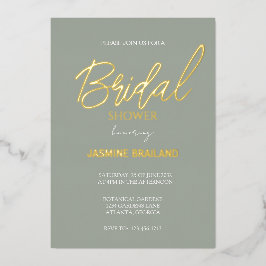 Chá de panela Simples Sage Modern Dourado