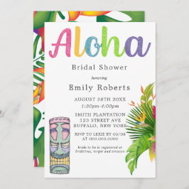 Chá de panela Tema Aloha Hawaii