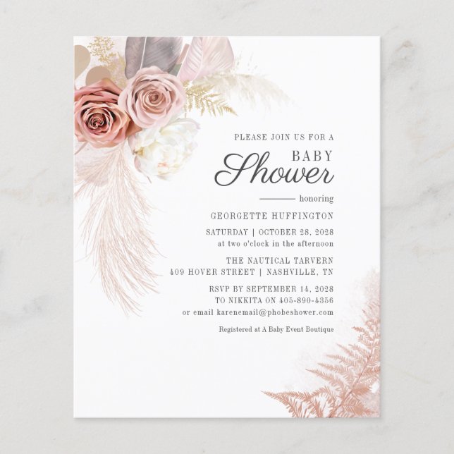 Chá de panela Terracotta de Grass de Pampas Orçame (Frente)