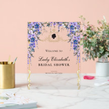 Chá de panela Vintage Blue Florals Bridgerton