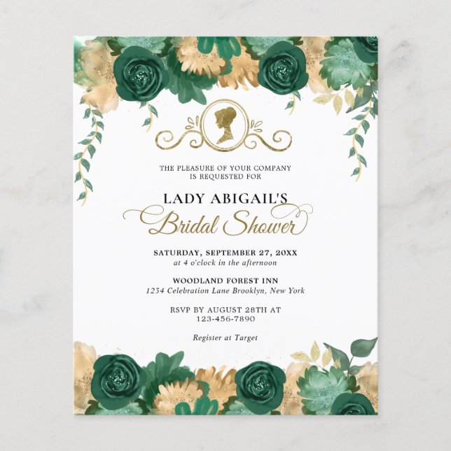 CHÁ DE PANELA Vitoriano Floral Emerald Emerald (Frente)