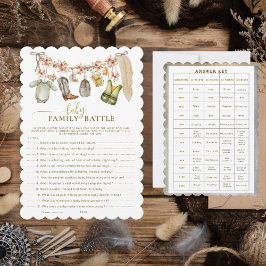 Chá De Pesca De Batalha Da Família Bebê Encantada 