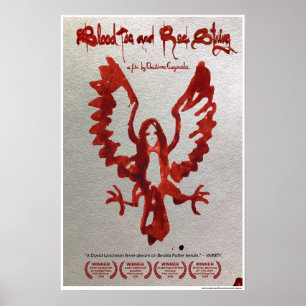 Chá de Sangue Médio e Poster de Corda Vermelha