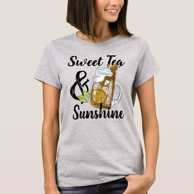 Chá doce e T-Shirt sunshine (Frente)