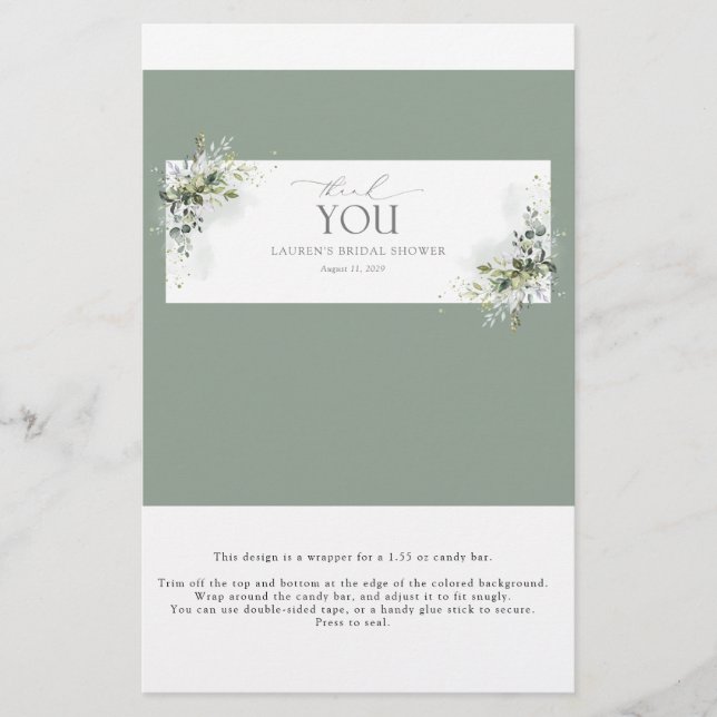 Chá Eucalyptus Bar Wrapper Azul (Frente)