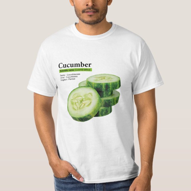Chá Gráfico De Pepino, Camisa De Sweatshirt Unisex (Frente)