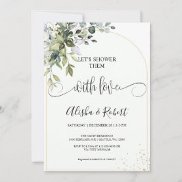 Chá-Os Com O Convite De Chá Casais De Amor