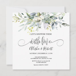 Chá-Os Com O Convite De Chá Casais De Amor