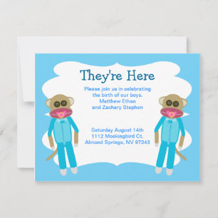 Chá ou anúncio de gêmeos