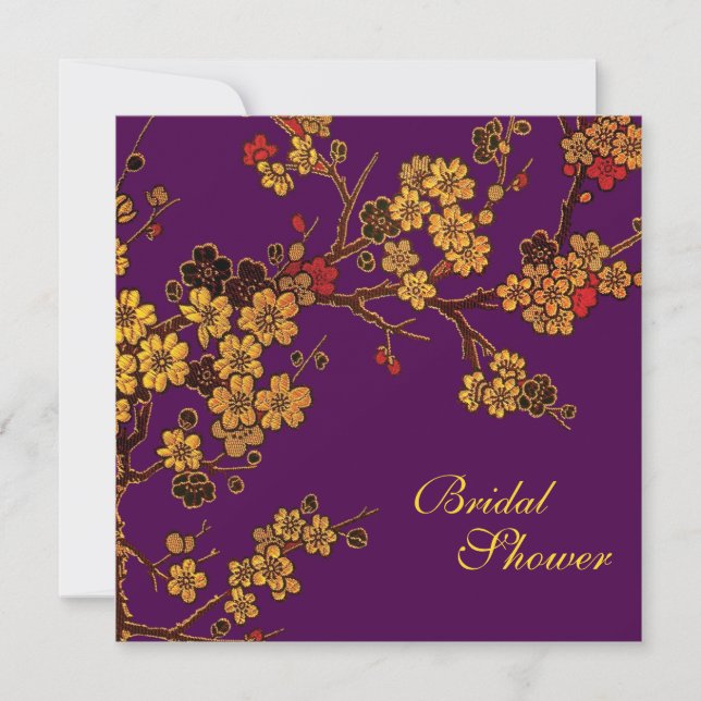 Chá ouro - convites para Chás de panela (Frente)