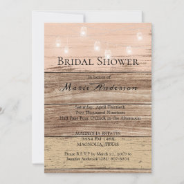 Chá Rustic Pink Wood and Lanterna