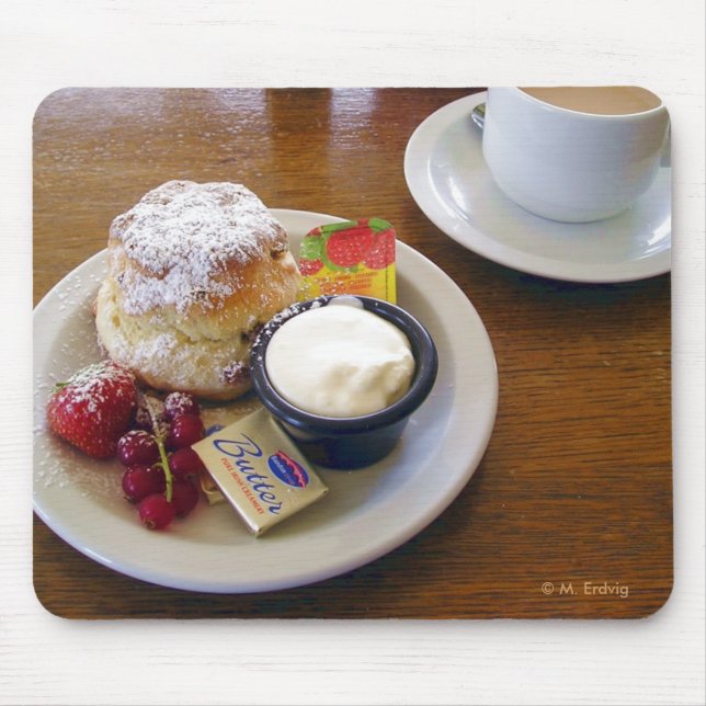 Chá & Scones Mousepad (Frente)