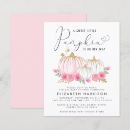 Chá Virtual de Menina Floral de Abóbora de Orçamen