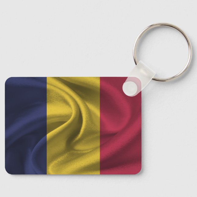 Chad Flag Chaveiro (Frente)
