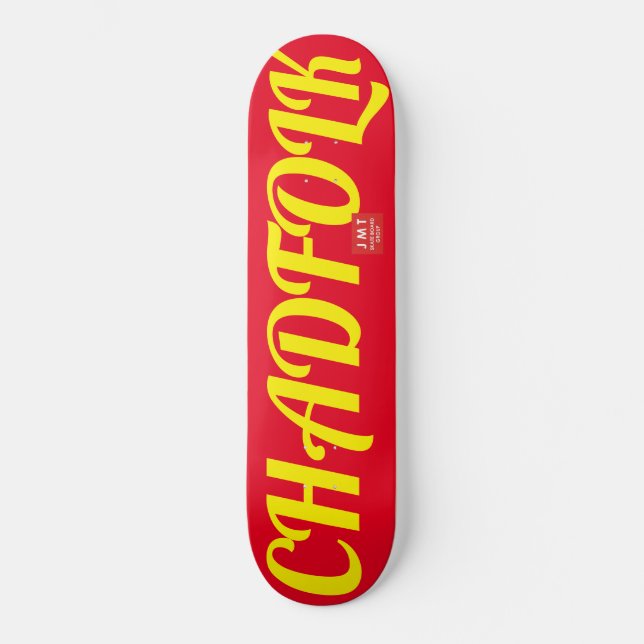 CHAD FOLK Skateboard remains the same as it's a pr (Frente)