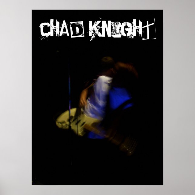 Chad Knight Blurry Tie Poster (Frente)