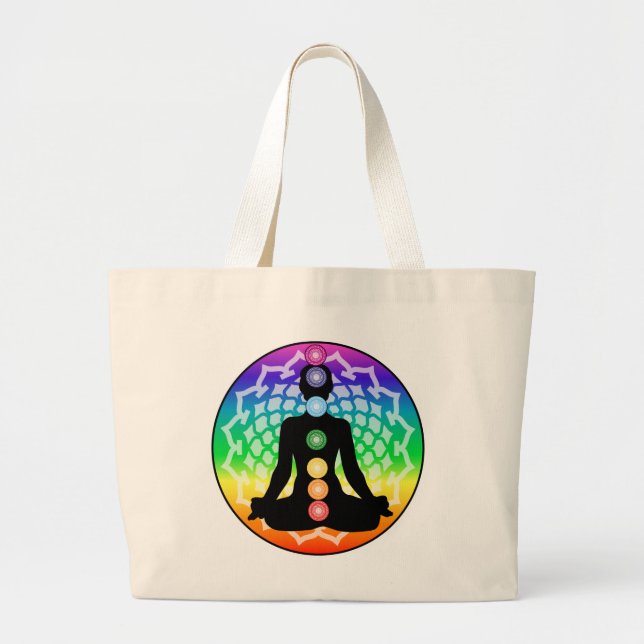 Chakra Lotus Bolsa - Rainbow Yoga & Energy Art (Frente)
