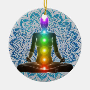 Chakra, Mandala, Enfeites de natal espirituais R