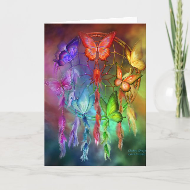 Chakra sonha o cartão da arte (Frente)