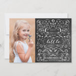 CHALKBOARD | FELIZ PEQUENO CARTÕES DE FOTO DE NATA<br><div class="desc">FOLIAGEM CHIC | FELIZ PEQUENO CARTÕES DE FOTO DE NATAL</div>