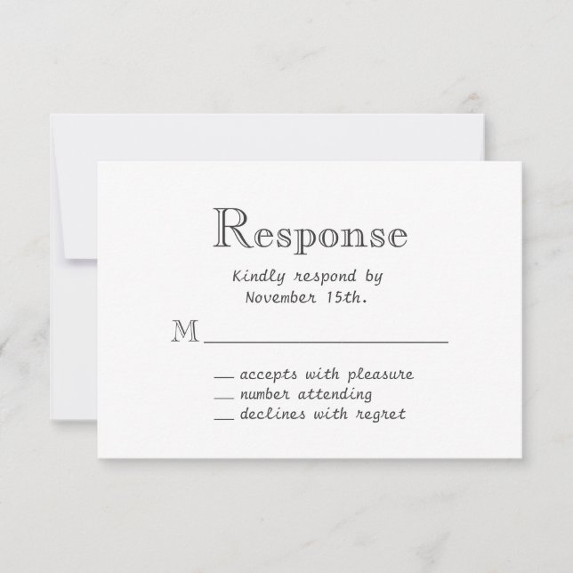 Chalkboard Snowflake RSVP (Frente)