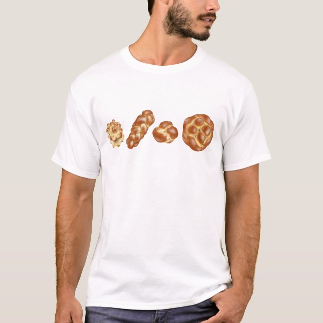 Challah Bread Loaves T-Shirt (Frente)