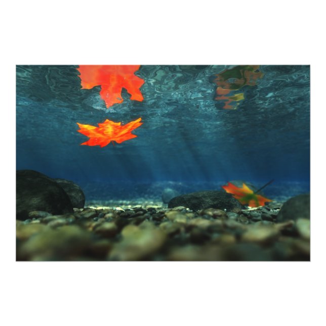 Chama no Impressão de Foto Água (Frente)