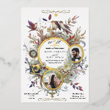 Chamada Caligráfica Monograma Foto Casamento Român