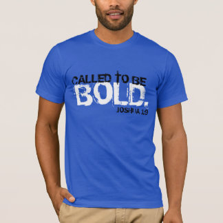 chamado para ser t-shirt corajoso do verso da