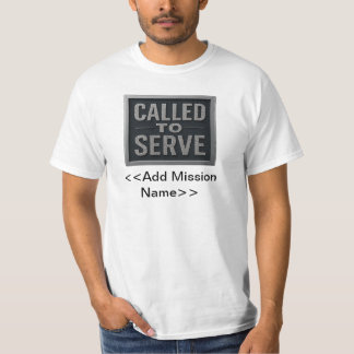 Chamado para Serve™ (LDS Mission Name) - Camisa ma