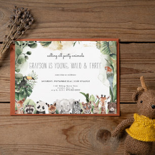 Chamando todos os animais da parte   Aniversário d