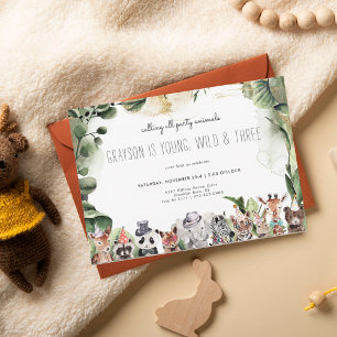 Chamando todos os animais da parte   Aniversário d