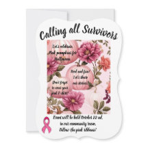 Chamando todos os sobreviventes. Abóboras cor-de-r