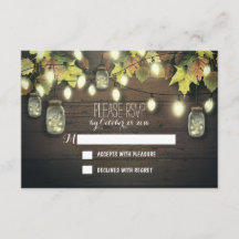 Chamar placas RSVP com luzes cintilantes