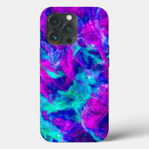 Chamas a Teal e Rosa abstrato