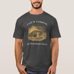 Chame de Acampamento, mas com T-Shirt do Serviço d